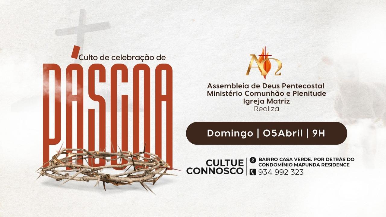 Culto Especial de Celebração da Páscoa